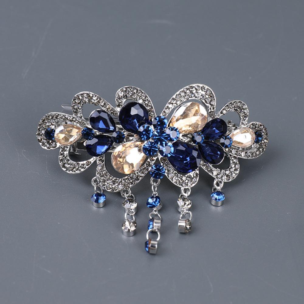 LOMBARD Kẹp Tóc Đính Đá Phong Cách Hàn Quốc Sang Trọng Cho Nữ