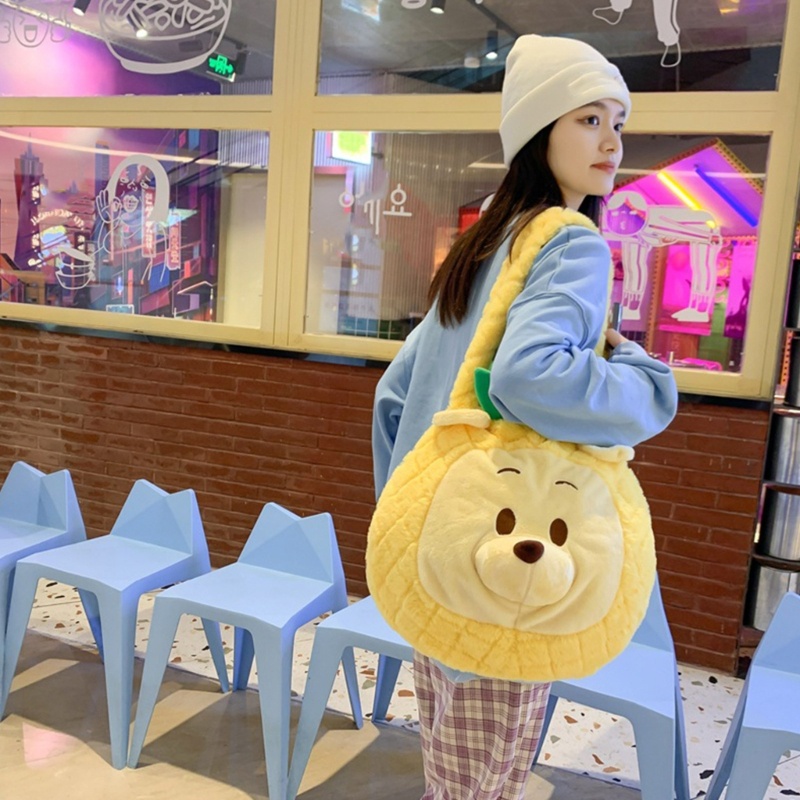 Túi Xách Cỡ Lớn In Họa Tiết Hoạt Hình Dễ Thương Thời Trang Thu Đông Cho Nữ