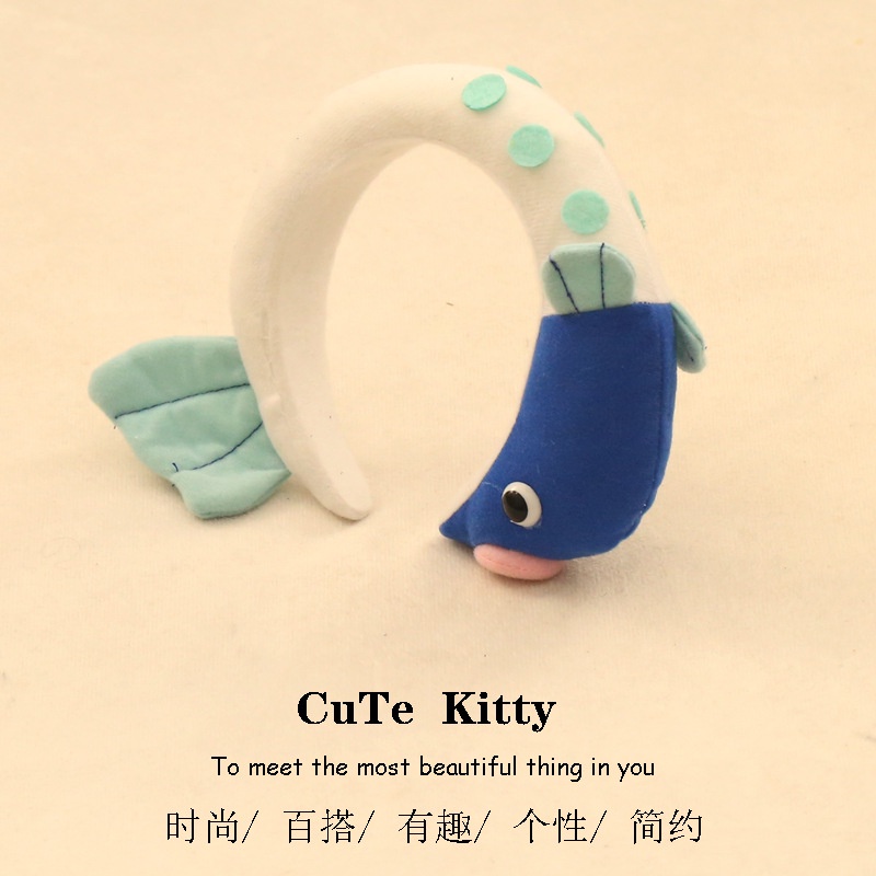 Băng Đô Cài Tóc Hình Cá Mập Hoạt Hình Siêu Dễ Thương Vui Nhộn Cho Người Lớn Và Trẻ Em