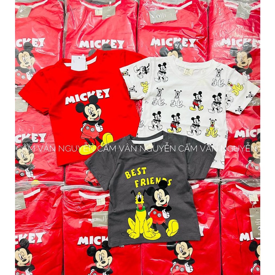 Sét 3 áo phông mickey Hm cho bé