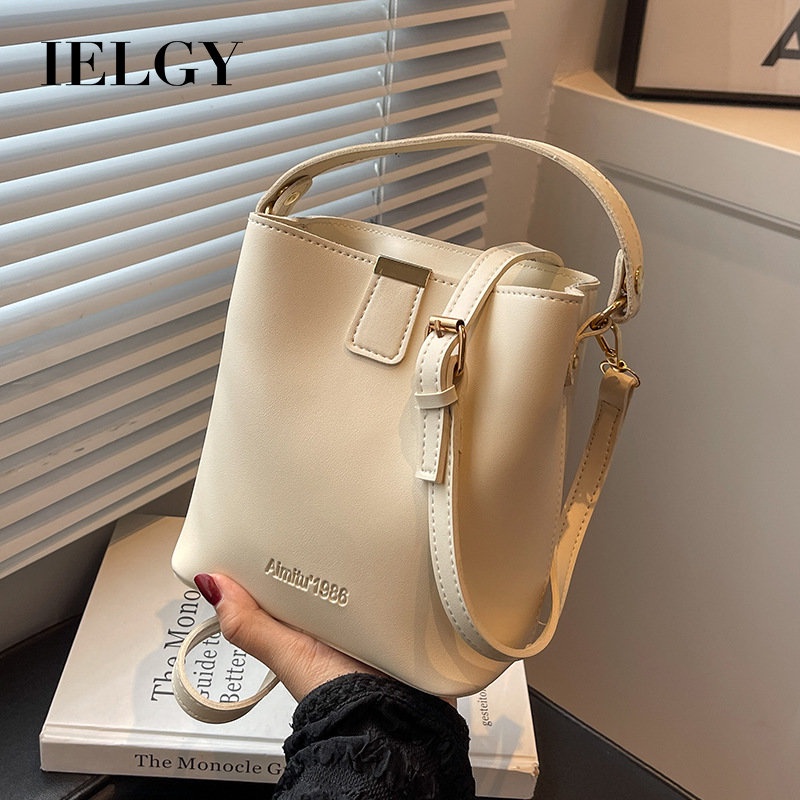 Túi Xách Cầm Tay Màu Trơn Phong Cách Phương Tây Thời Trang Mùa Xuân 2023 Mới Cho Nữ