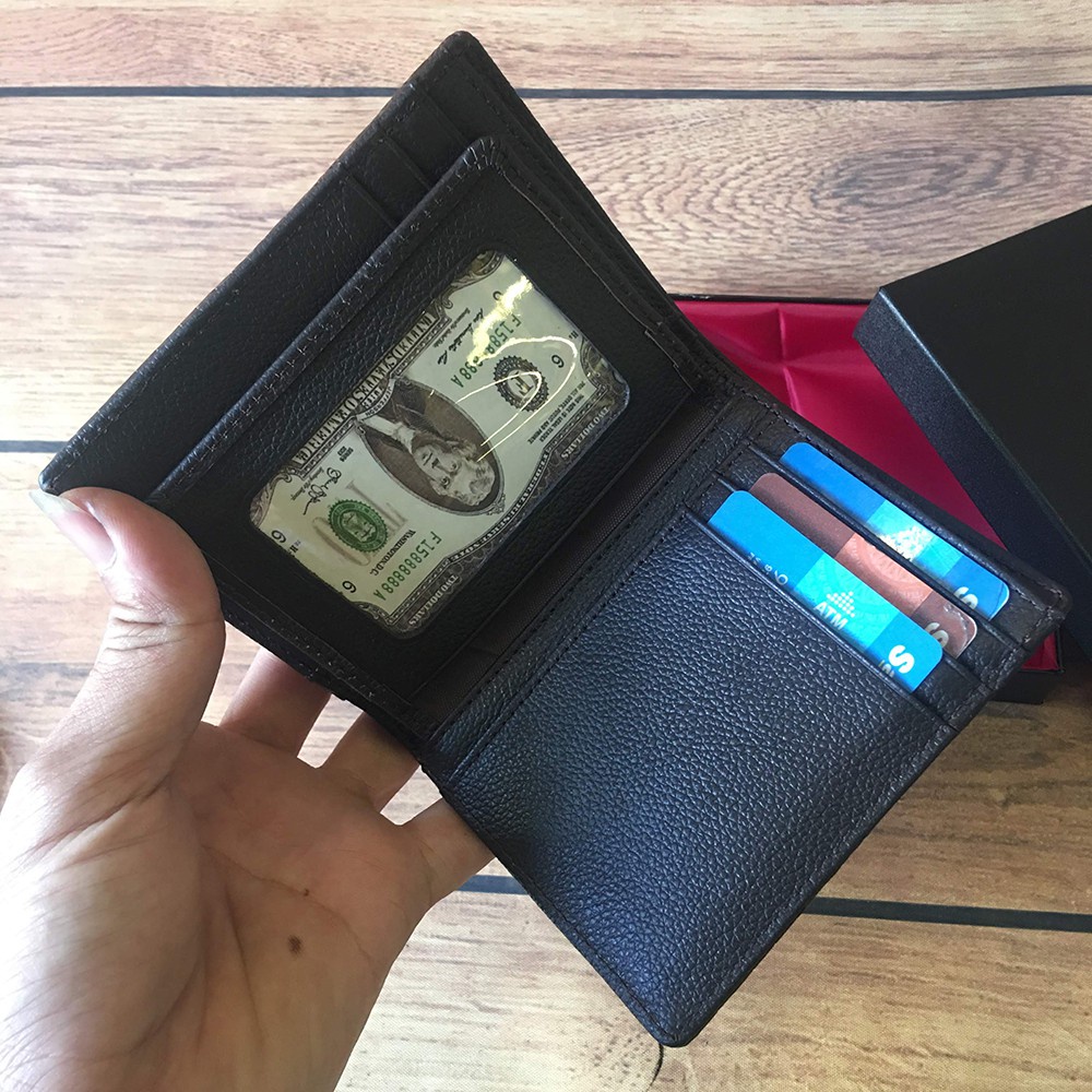 Ví Nam Da Cá Sấu Ví Đứng Bảo Hành 24TH TD20223