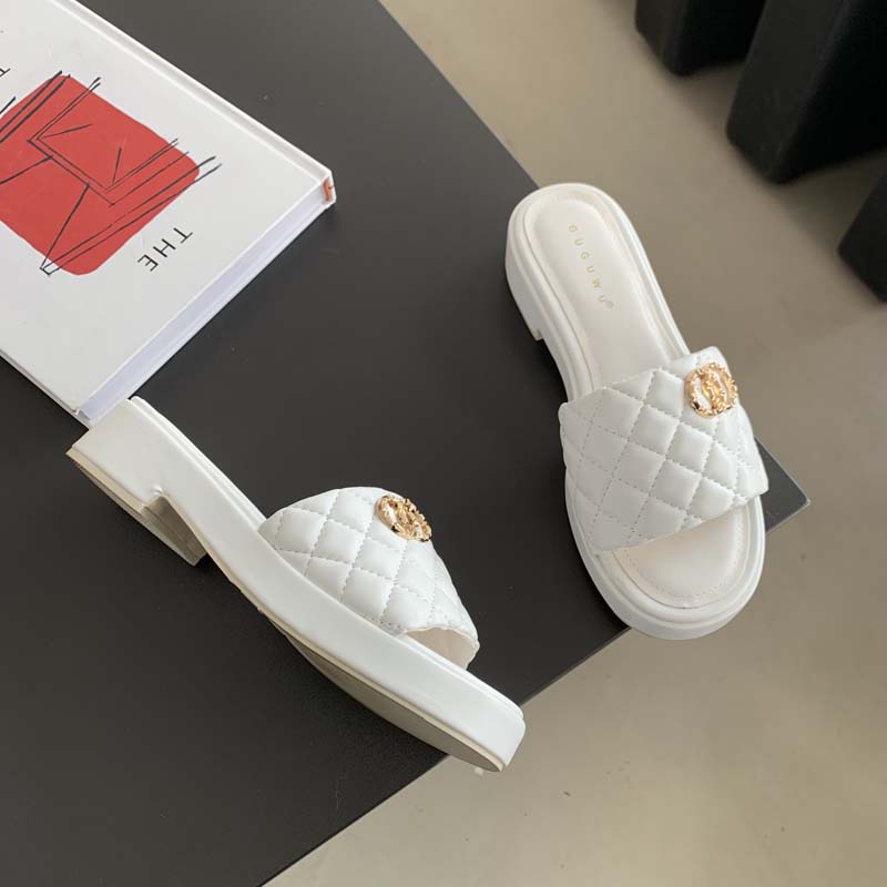 Sandal Mùa Hè Gót Thấp Phong Cách Thời Trang Pháp Mới 2023 Dành Cho Nữ