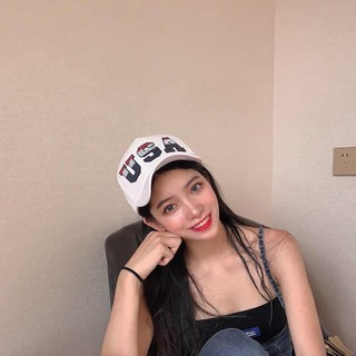 Korean style embroidered sunshade cap