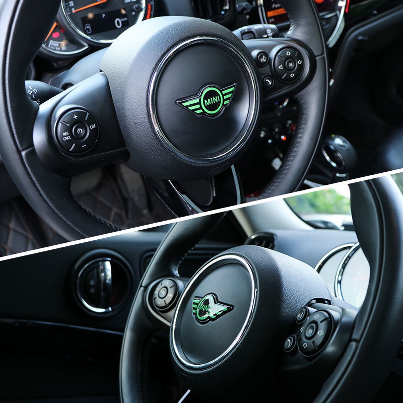 Miếng Dán Trang Trí Vô Lăng Xe Hơi MINI Cooper Countryman Clubman Cabrio JCW Bằng Epoxy