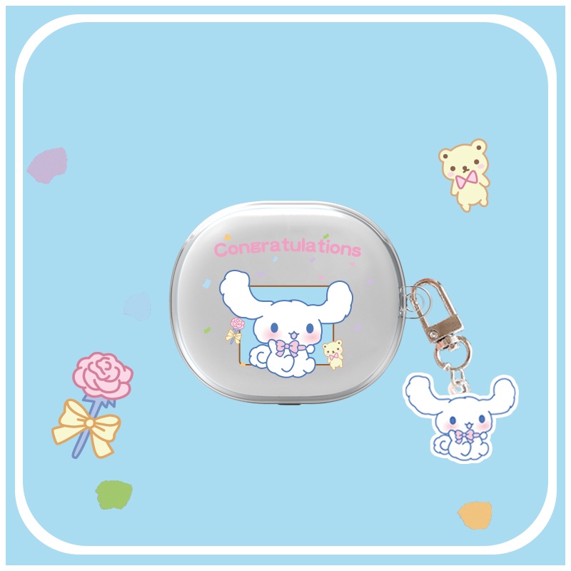 Vỏ Bảo Vệ Hộp Sạc Tai Nghe redmi buds 4 lite tws Bằng TPU Mềm Trong Suốt + Dây Đeo Chống Sốc