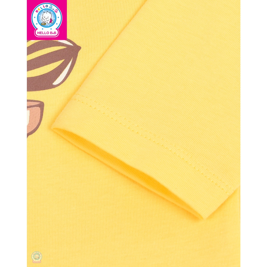 Áo nút vai tay dài AL0609 - HELLO BnB (hình in ngẫu nhiên)