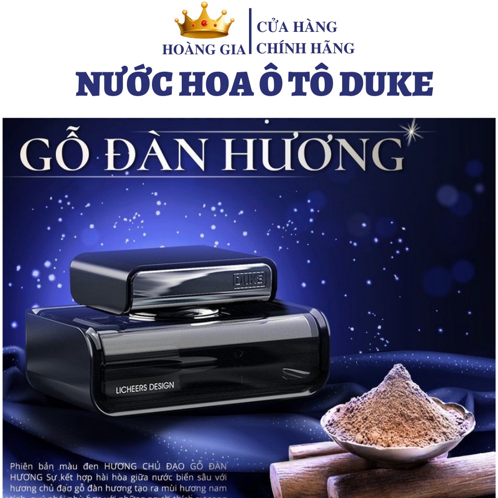 Nước hoa ô tô cao cấp EGO - Duke chính hãng chiết xuất 100% thiên nhiên, khử mùi, chống say xe, an toàn sức khoẻ