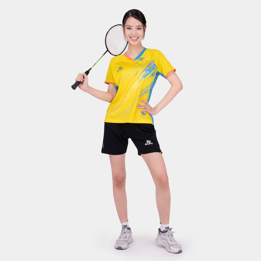 Áo Cầu Lông Nữ Bulbal Badminton SS23 BAT1012 Cao Cấp, Chất Vải Bul-Wave, Dùng Trong Tập Luyện Và Thi Đấu Cầu Lông