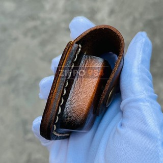 [Zippo 954] Bao Da Zippo Da Thật Cao Cấp