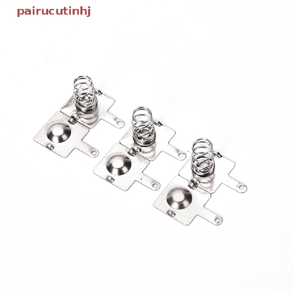 Set 10 Cặp Tấm Lò Xo Kim Loại Màu Bạc Chuyên Dụng Cho AA AAA 14.5mm * 9mm VN