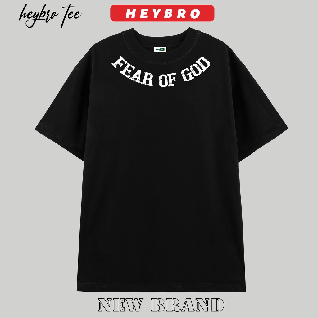 Áo thun unisex nam nữ tay lỡ form rộng Local Brand HEYBRO X FOG