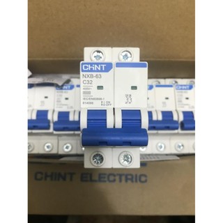 [Chint] Attomat NXB-63 2Pha 32A hàng chất lượng cao