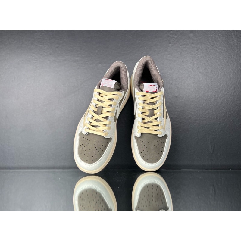Giày Thể Thao Sneaker Air Jordan Travis Scott Reverse Mocha Low Da Nubuck | Tặng Kèm Bộ Quà Tặng