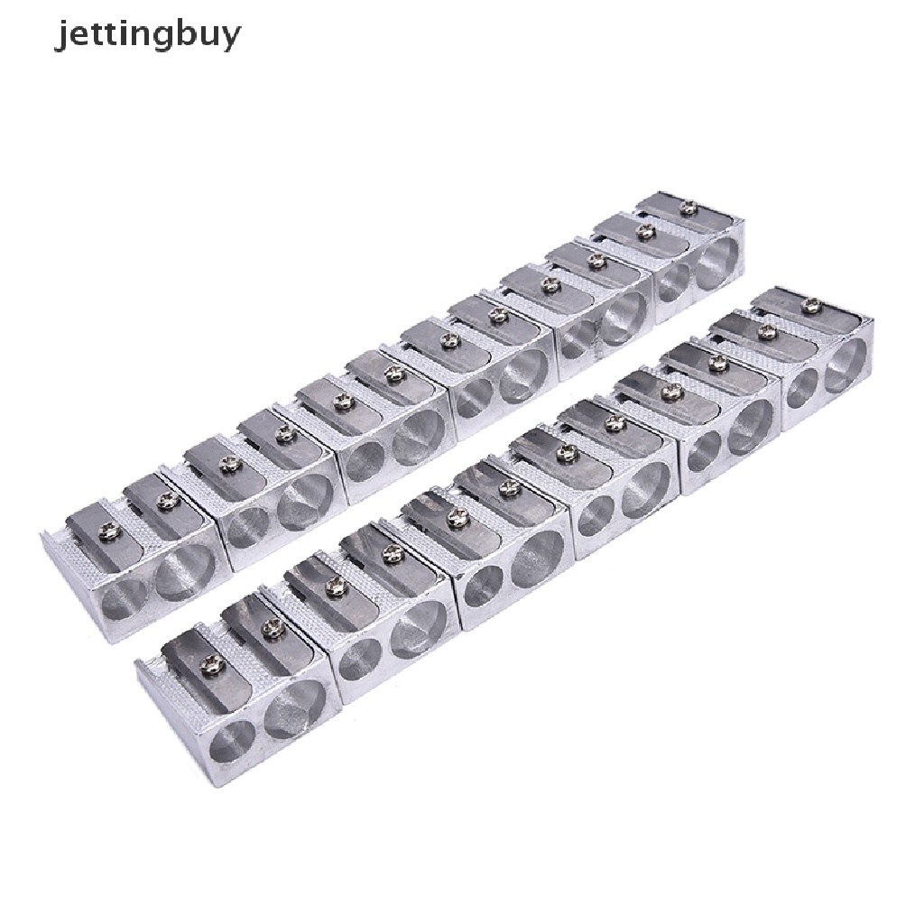 Bộ 3 Đồ Gọt Bút Chì Bằng Kim Loại Hai Lỗ Cho Văn Phòng / Trường Học