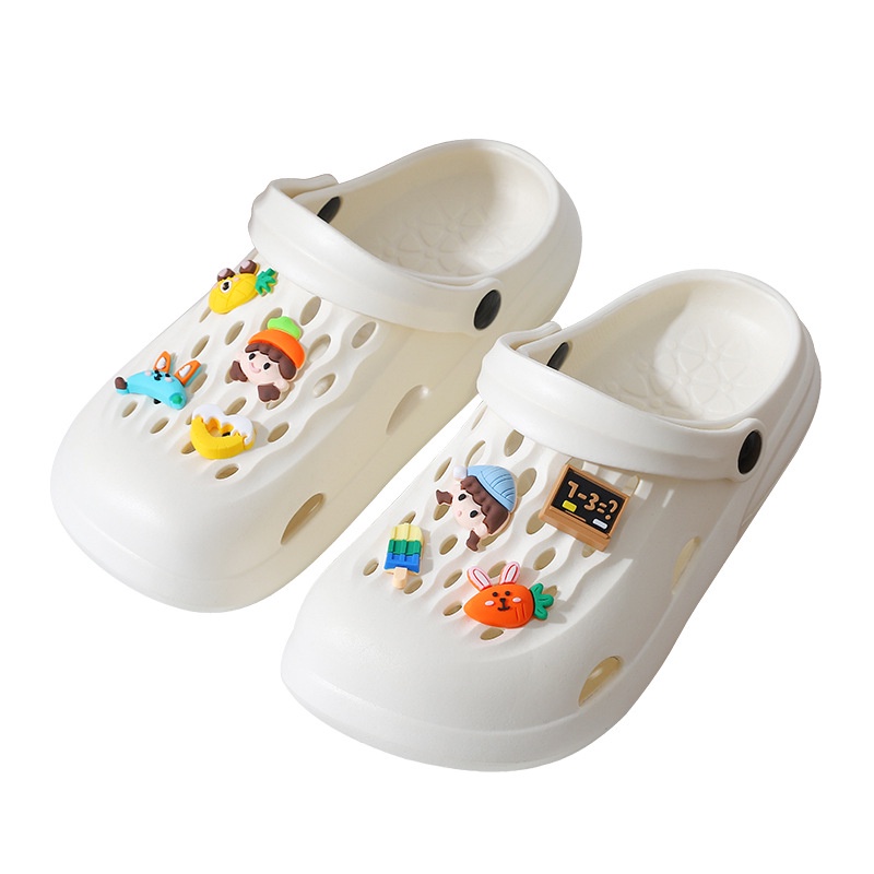 JN Studio  Dép sandal nữ đế bằng Chất Liệu EVA Siêu êm New 2023 Chic Thoải mái Korean Style High quality B21H02D 36Z230909