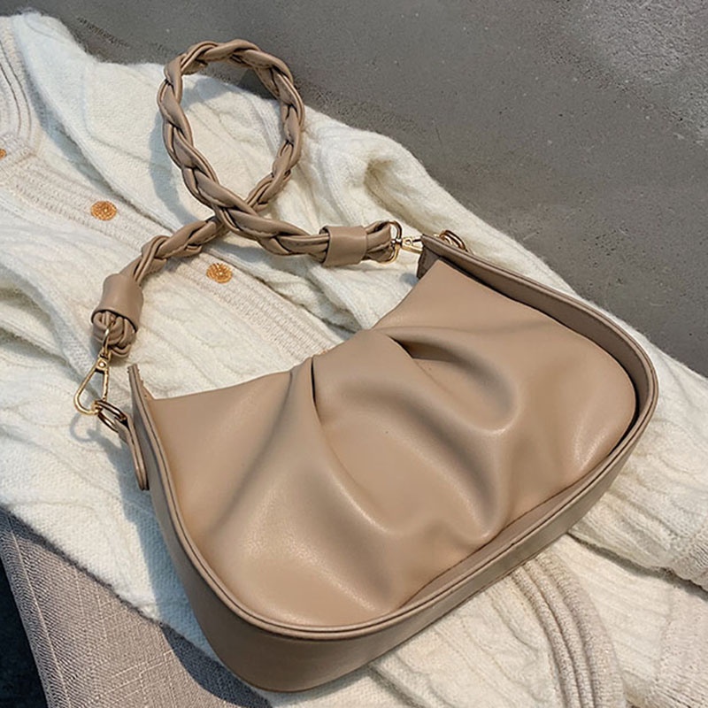 Túi Đeo Chéo Xếp Ly Thời Trang Dành Cho Nữ