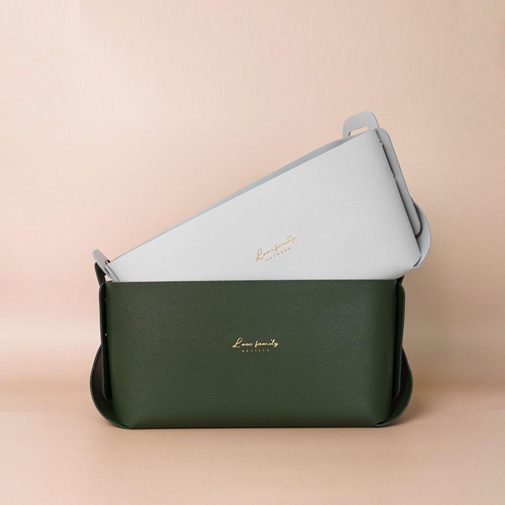 Túi Da PU Đựng Đồ Trang Điểm Gấp Gọn Được DYRUIDOJ Dành Cho Nam Và Nữ