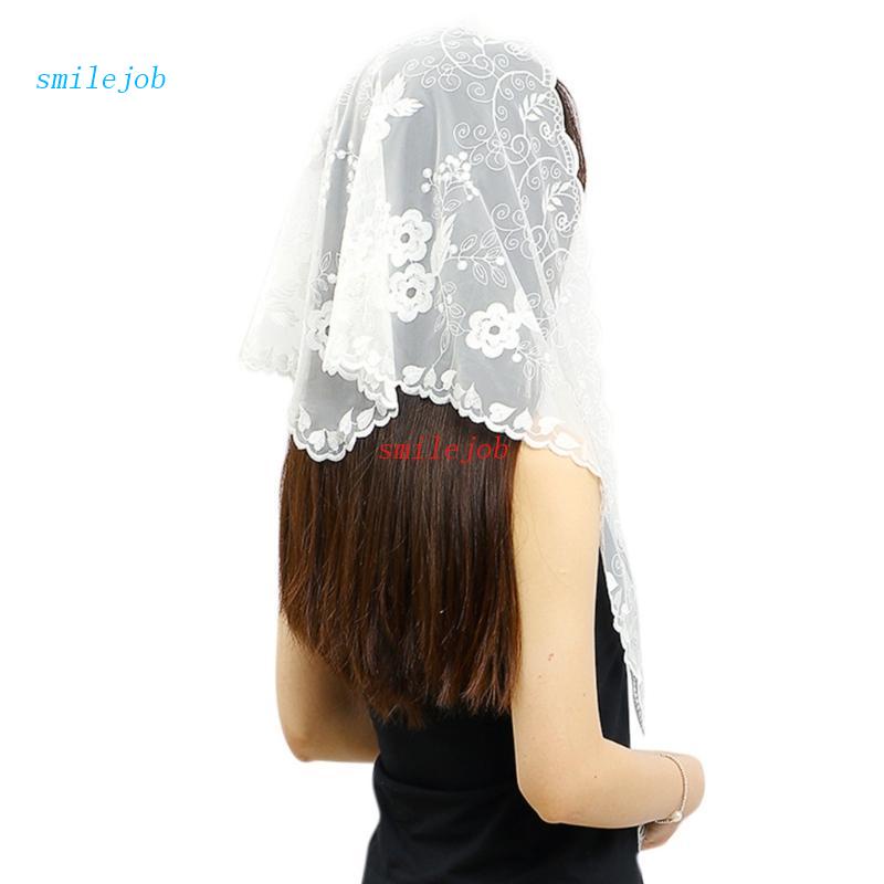 Khăn Trùm Đầu Bằng Ren Gọn Nhẹ In Họa Tiết Hoa Thời Trang Mùa Hè Cho Nữ