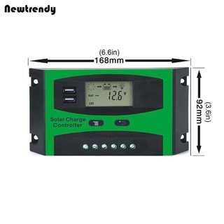 [0202]  Solar Charge Controller 30A PWM 12V 24V LCD Display Solar System Controller