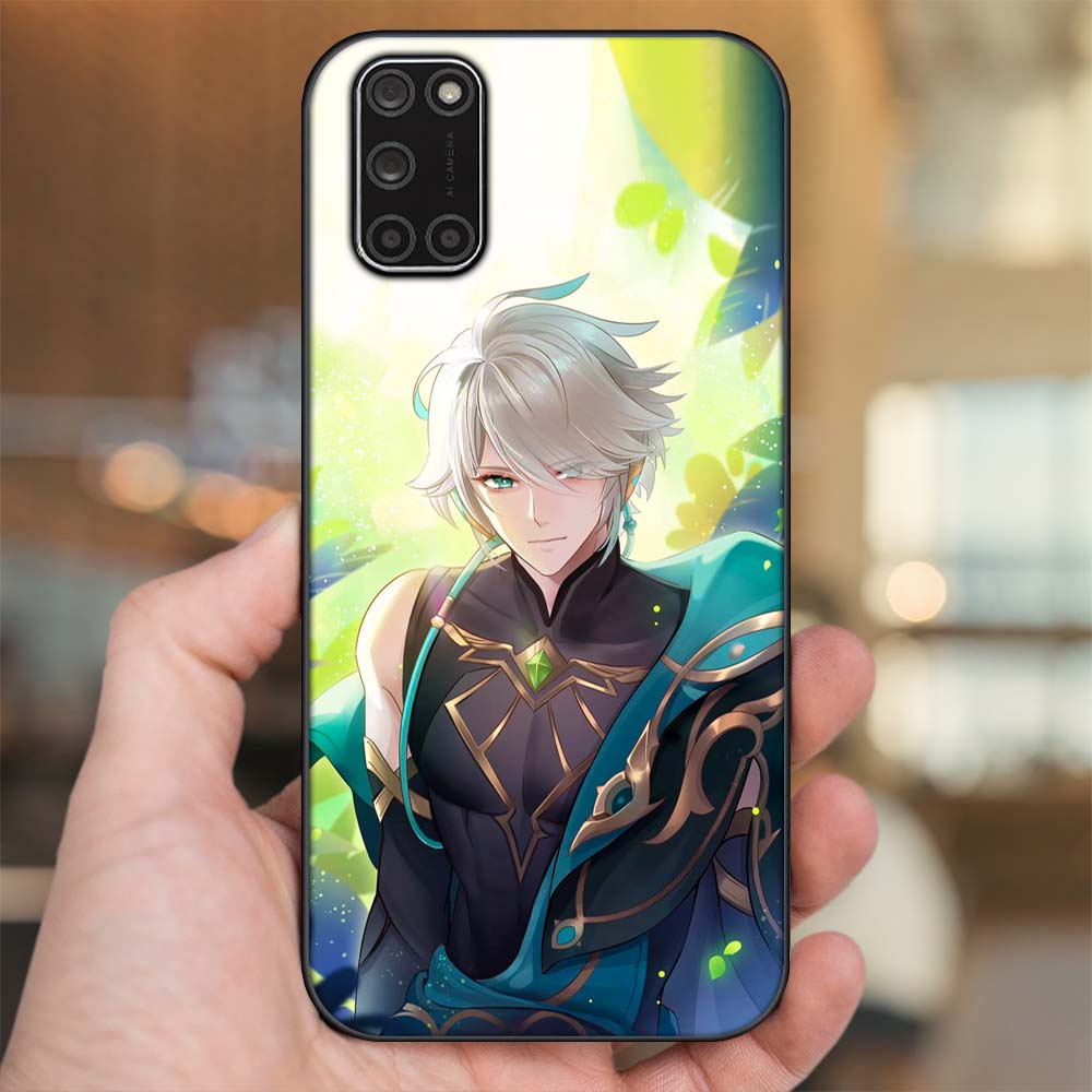 Ốp lưng Oppo A52, A92 viền đen in hình Alhaitham Genshin Impact