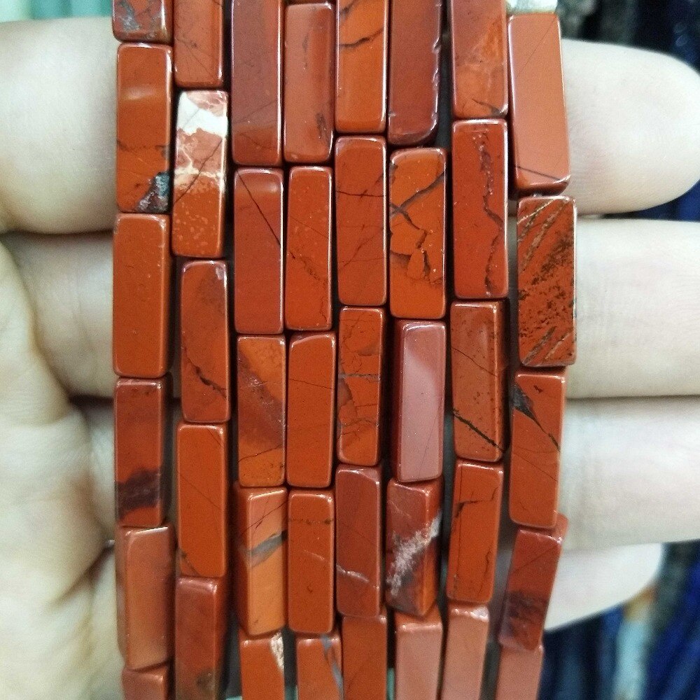 Chuỗi Hạt Đá Vuông 4x13mm Dùng Làm Trang Sức Thủ Công