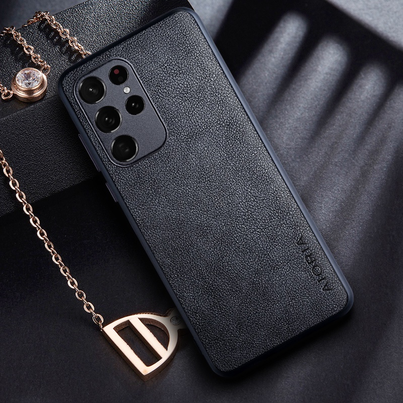 Ốp Bao Da Điện Thoại pu Phong Cách retro Cho samsung galaxy s23 ultra plus 5g galaxy s23 ultra Ốp