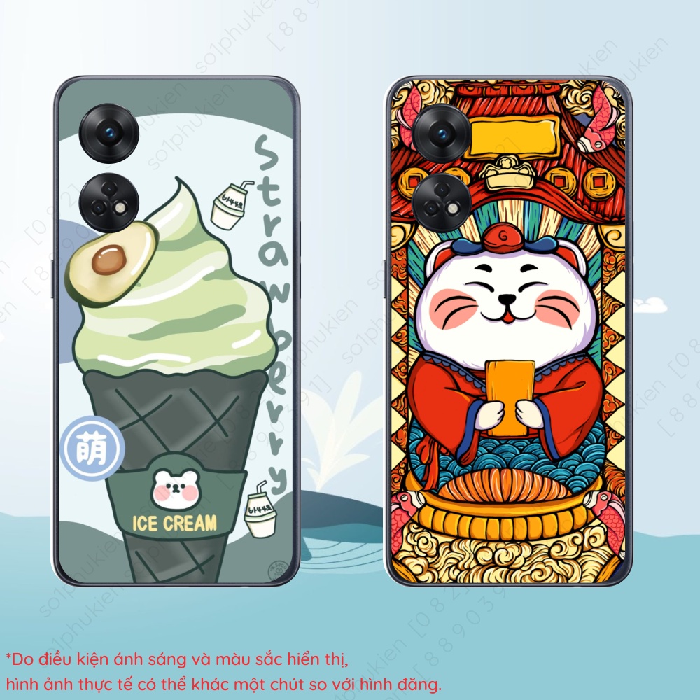 Ốp lưng Oppo Reno 8T 5G / Reno 8T 4G / A98 / A1 Pro dẻo bảo vệ cam in hình thiên nhiên, hoạ tiết dễ thương nhiều mẫu đẹp