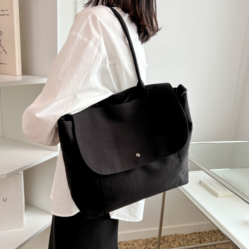 Túi Đeo Vai Bằng Vải canvas Cỡ Lớn Thiết Kế Đơn Giản Thời Trang Cho Nữ