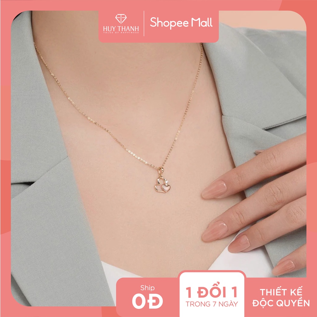 Mặt Dây Chuyền Vàng 14k Heart's Desire MDMAMD664 Huy Thanh Jewelry
