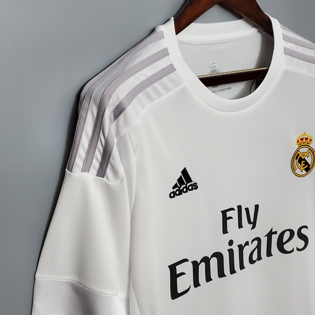 Áo Bóng Đá Đội Tuyển Real Madrid 15-16 Phong Cách Retro