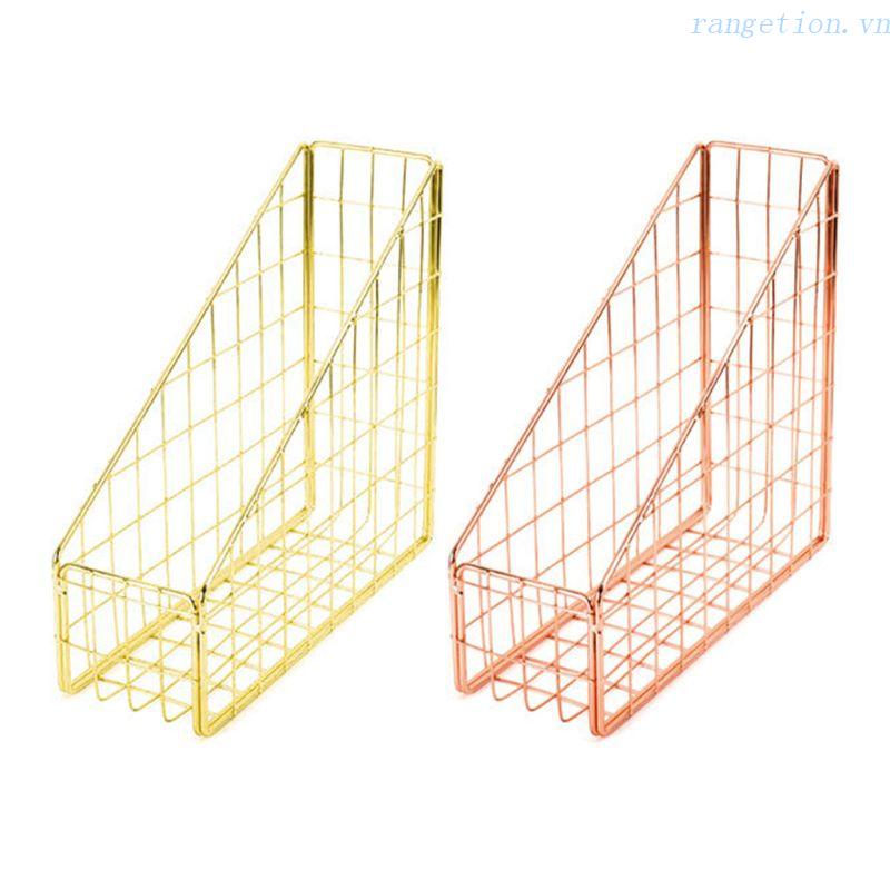 Giá Đỡ Tạp Chí / Tài Liệu Để Bàn Bằng Sắt Kiểu Bắc Âu Tiện Dụng Cho Gia Đình / Văn Phòng