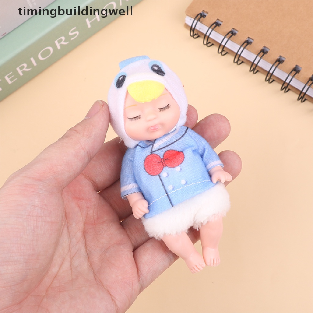Búp Bê Đồ Chơi Mini 11cm Hình Động Vật Đang Ngủ Dễ Thương Cho Bé