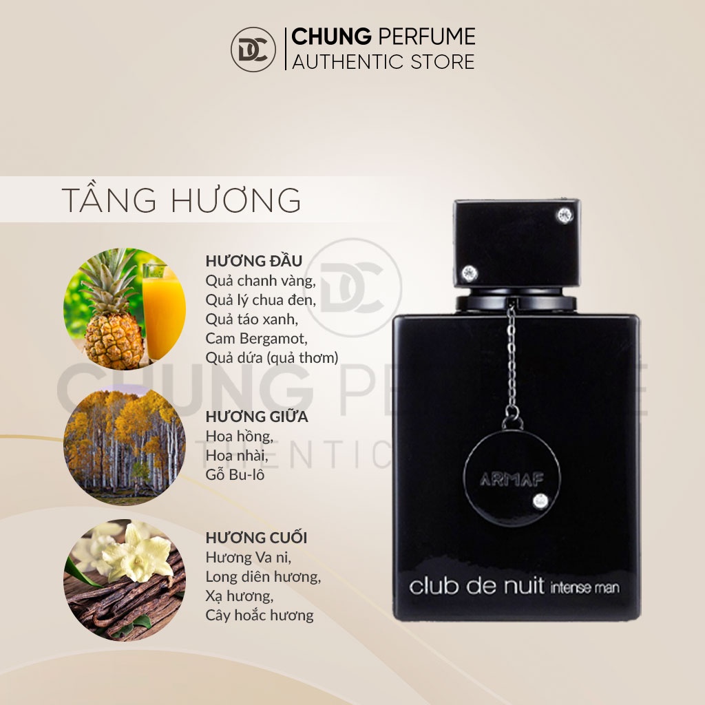 Nước hoa Nam Armaf Club De Nuit Intense mẫu thử 2ml 5ml 10ml