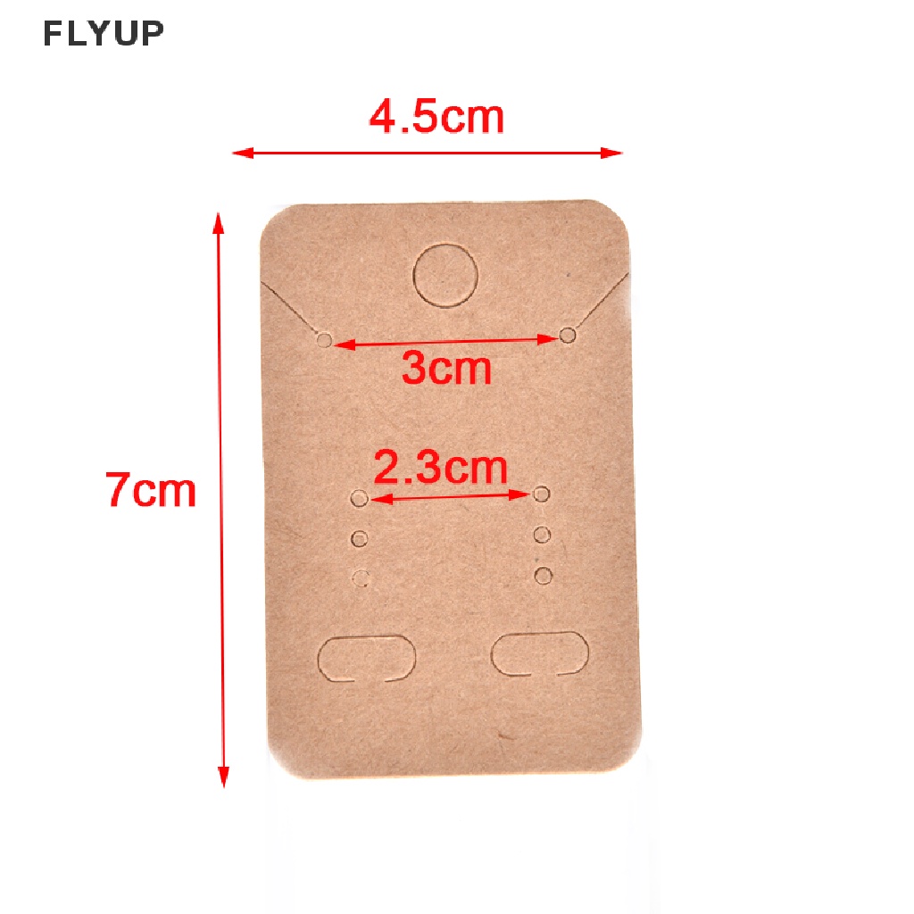 Set 100 Thẻ Giấy Kraft Trưng Bày Trang Sức Tiện Lợi