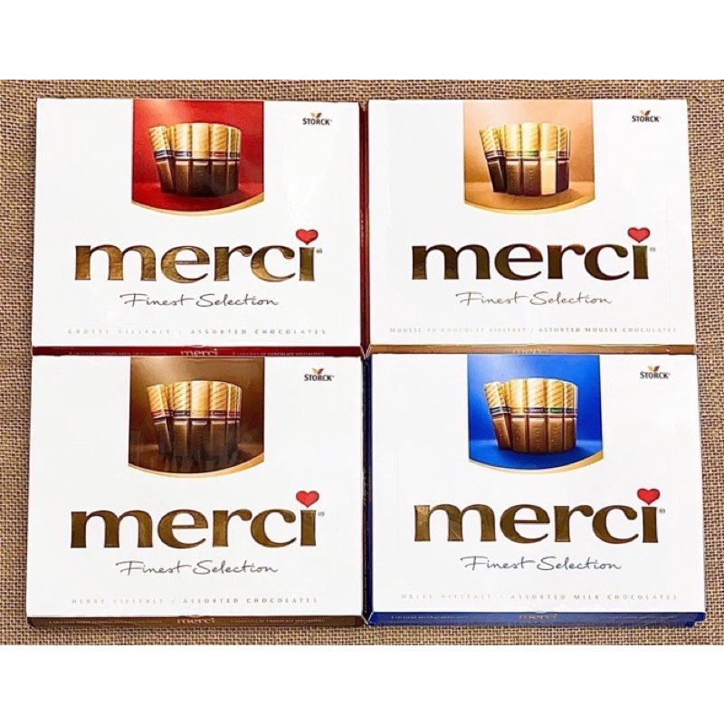 KẸO SOCOLA MERCI FINEST SELECTION 250G/ MERCI STORCK