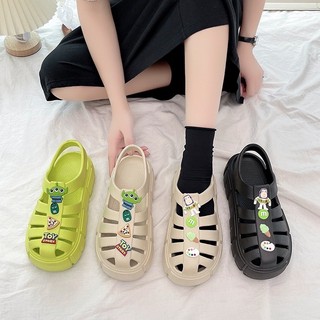 Dép sandal nữ chao , dép nữ độn đế 6cm ulzzang phong cách unisex dsc3