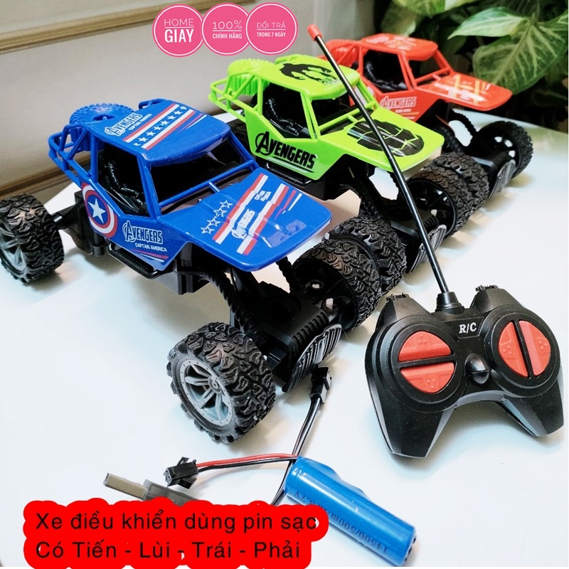 Xe ô tô điều khiển từ xa HOME GIAY xe điều khiển từ xa địa hình dùng pin sạc có rẽ trái phải S218