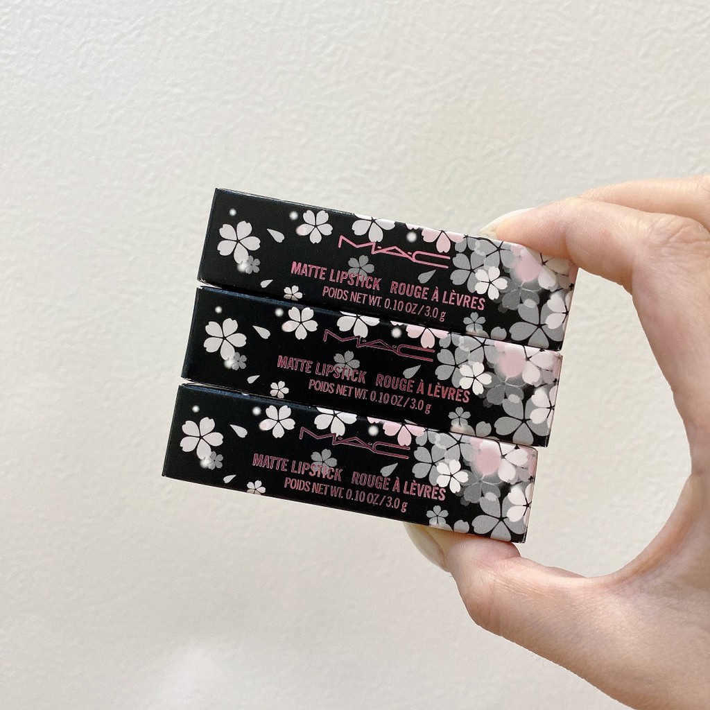 Son Môi MAC Phiên Bản Giới Hạn Họa Tiết Hoa Anh Đào 2021