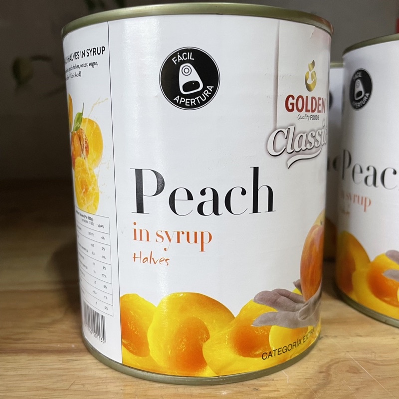 Hoả tốc THÙNG ĐÀO ngâm đóng hộp thương hiệu GOLDEN