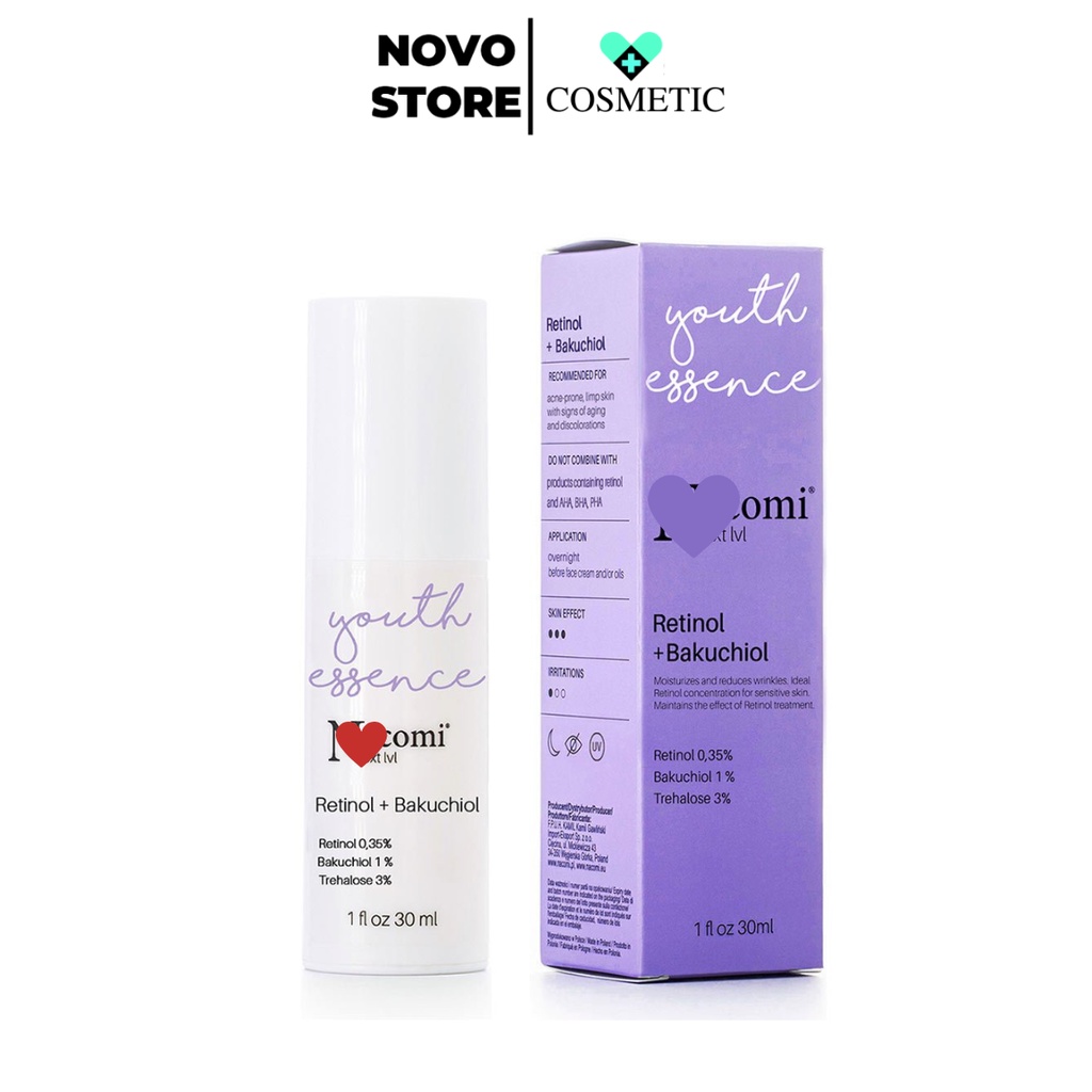 Serum tinh chất Retinol + Bakuchiol 2% 30ml ( Date 5/2024 ) trẻ hoá da cải thiện nếp nhăn hàng nội địa Balan