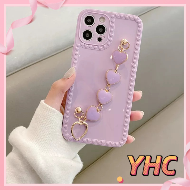 Ốp lưng phone Dây chuyền tình yêu tím mơ ước cao cấp iPhone 6 / 6S / 6splus / se / 7 / 7plus / 8 / 8plus / X / xs / xsmax / 11 / 12 / 13 / 14 / Plus / pro /pro max-020