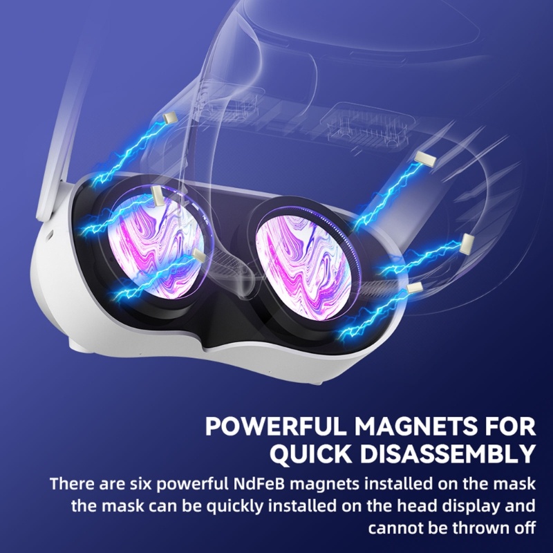 Đệm Khí Thoải Mái Có Giá Đỡ Cho Tai Nghe VR Pico 4