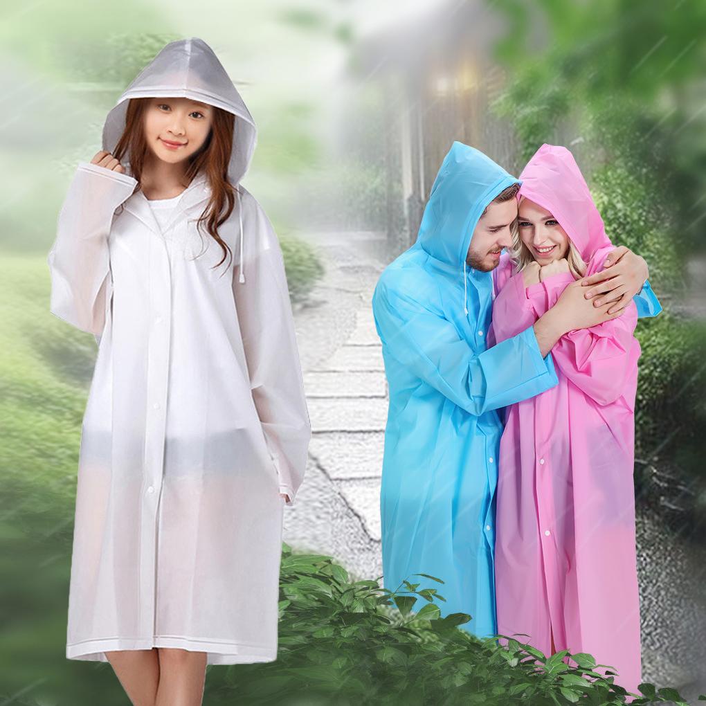 Vỏ Bọc Áo Mưa Màu Trơn Có Nút Cài Đa Năng Dành Cho Đi Du Lịch / Leo Núi /