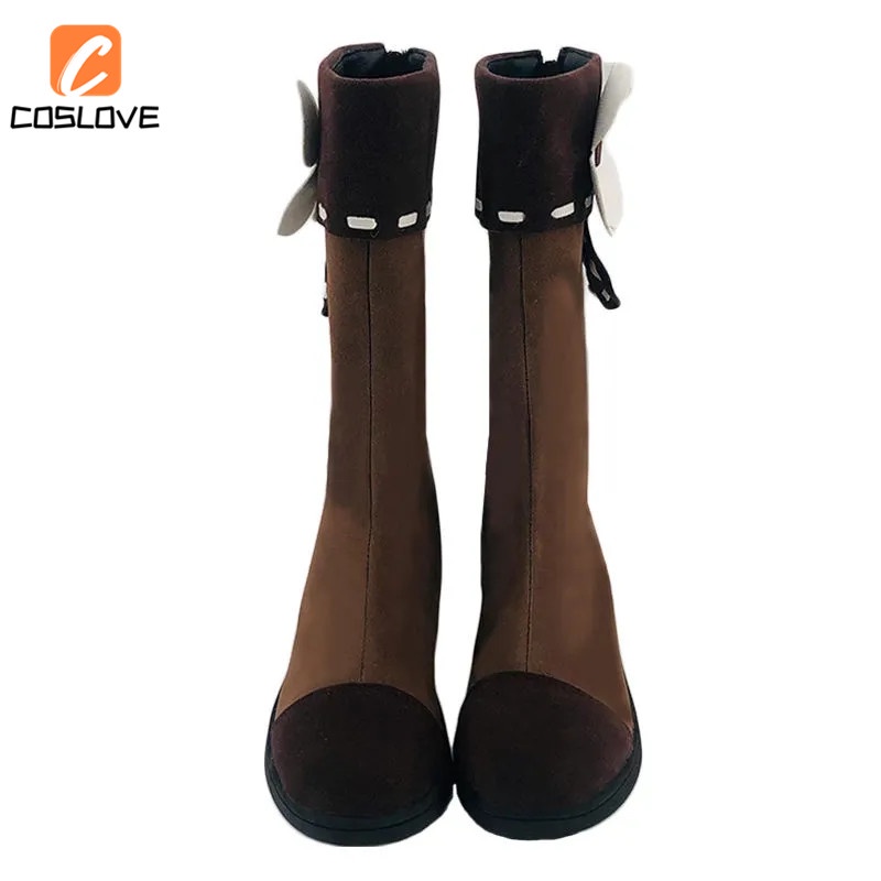 Giày Bốt Hóa Trang Nhân Vật Anime Genshin Va Chạm Klee Thời Trang