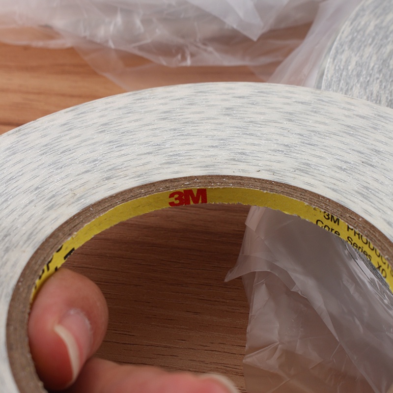 Cuộn Băng Keo Da Hai Mặt Dài 50m Rộng 3 / 5mm Dài 3m