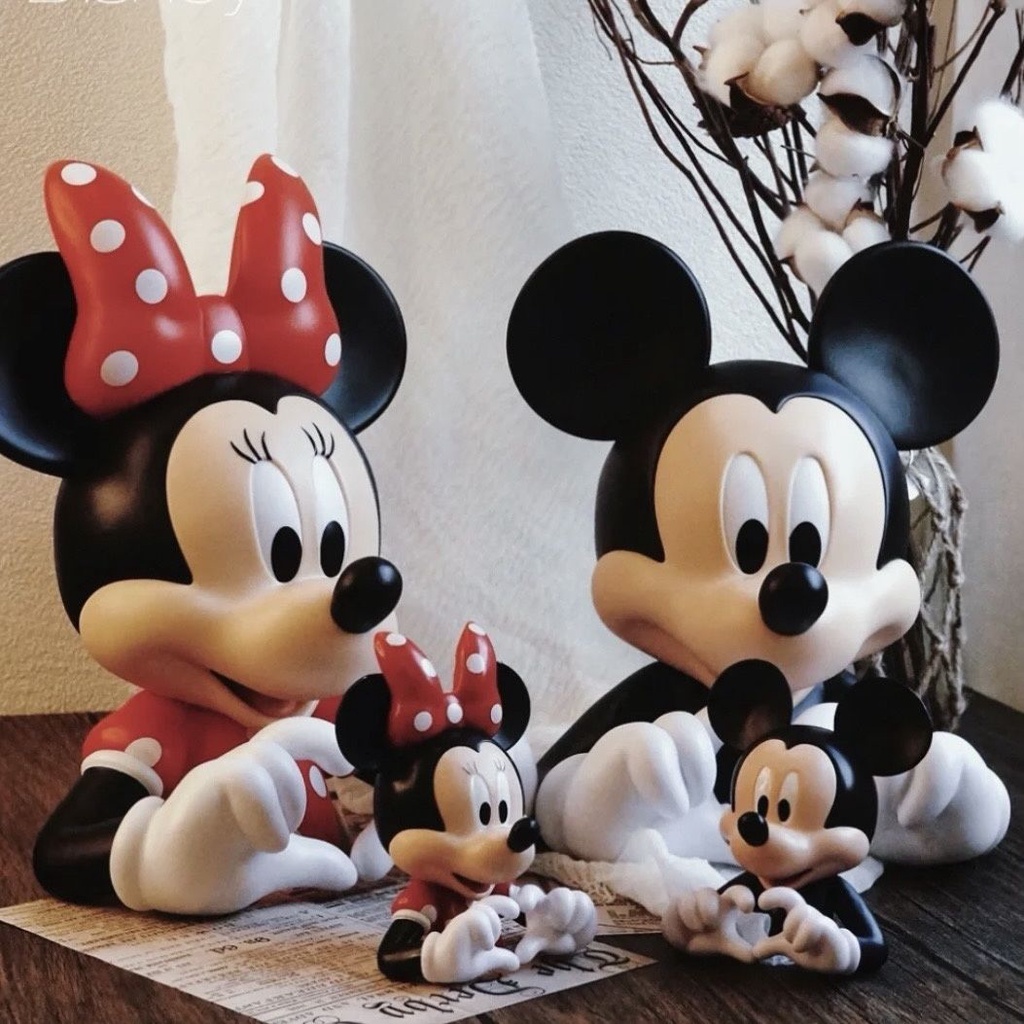 Phụ Kiện Trang Trí Xe Hơi Hình Mickey Minnie Sáng Tạo Dễ Phối Đồ