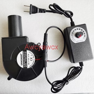 Quạt thổi làm mát 9733 110v 220v ac dc 12v tốc độ 6000rpm