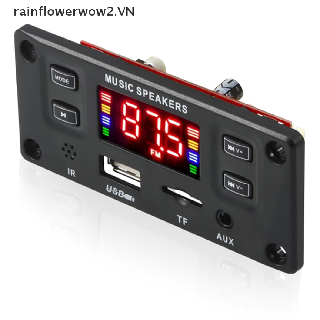 Bảng Mạch Khuếch Đại Âm Thanh MP3 Bluetooth 5.0 FM AUX DC 12V 2 * 30W 60W