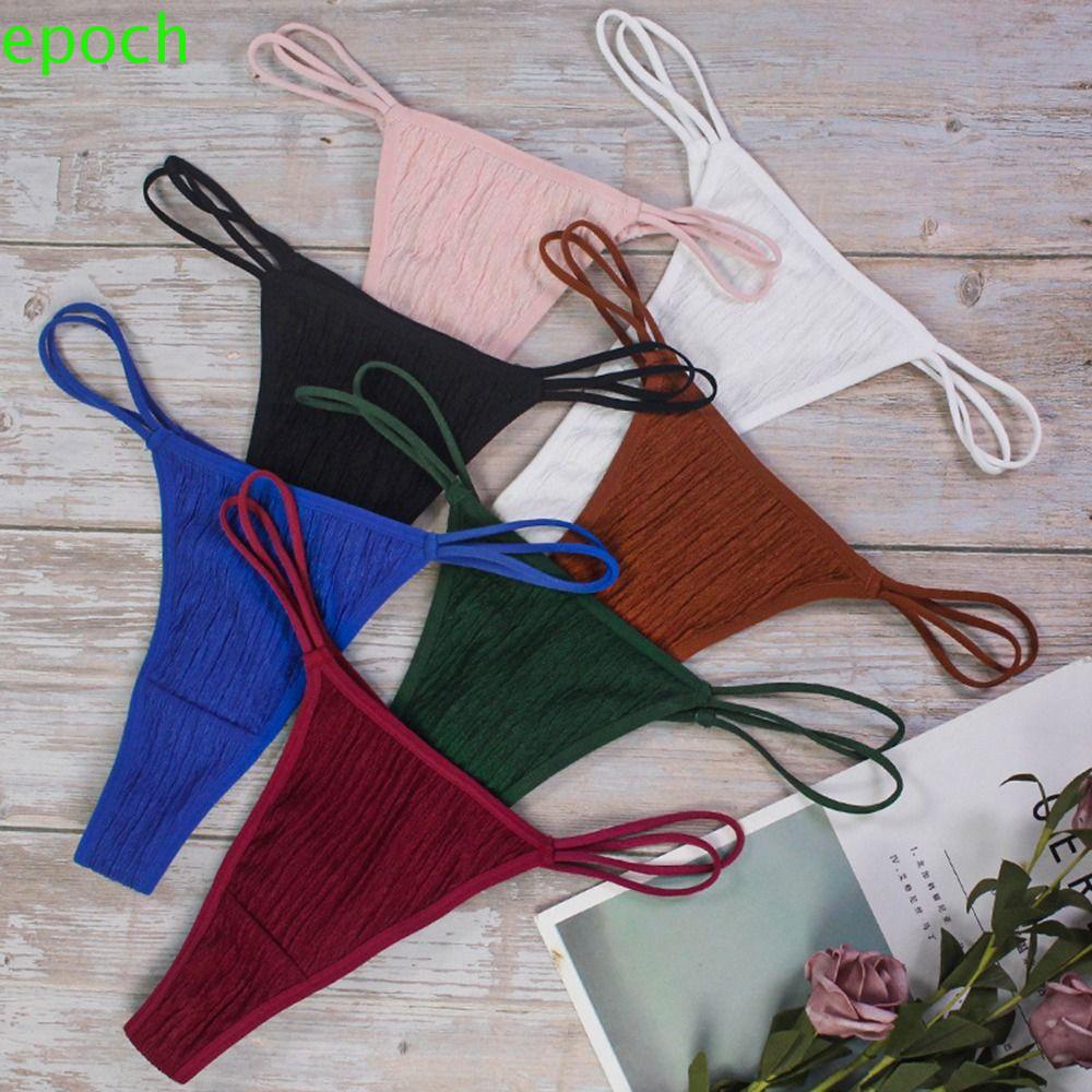 Epoch Quần Lót Màu Trơn Gợi Cảm Dành Cho Nam Và Nữ